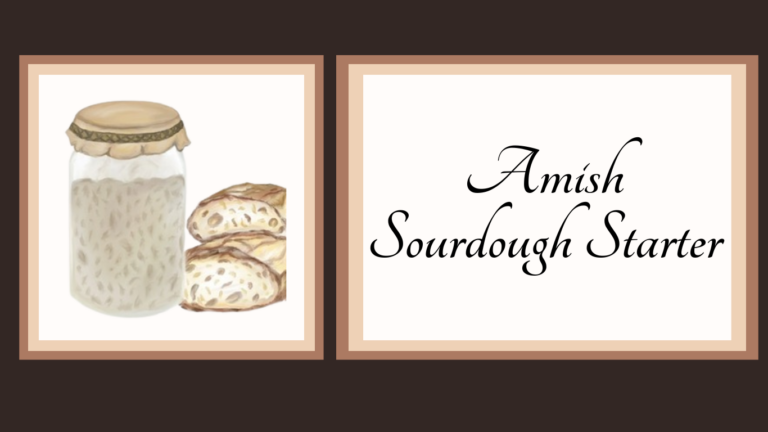 Amish Sourdough Starter